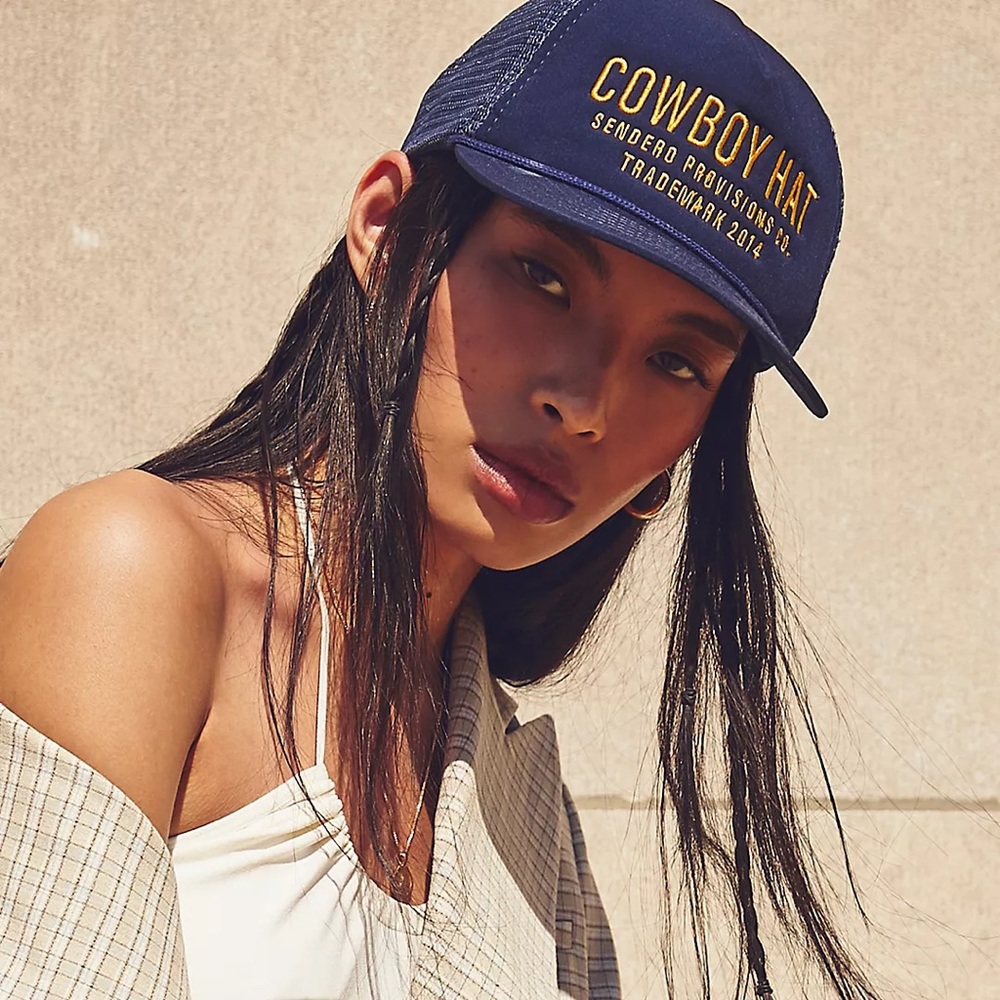 SOLD Free People Cowboy Hat Trucker